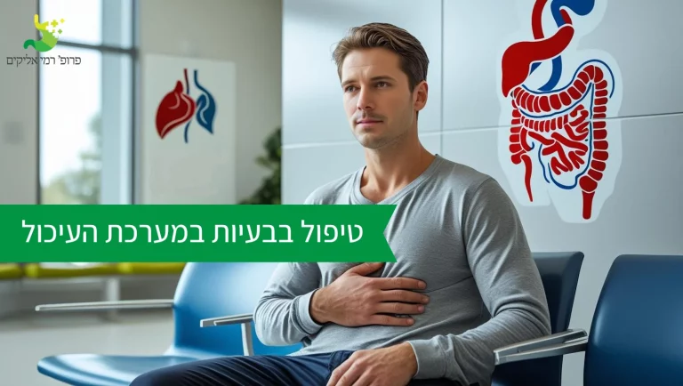 טיפול בבעיות במערכת העיכול